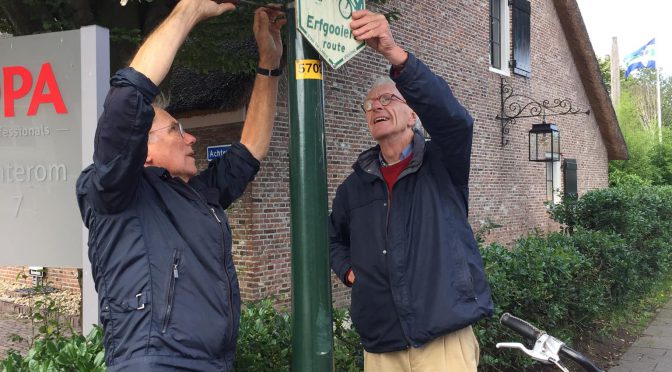 Inspectie van de erfgooiersroute